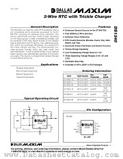 DS1340 datasheet pdf MAXIM - Dallas Semiconductor