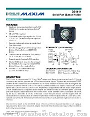 DS1411 datasheet pdf MAXIM - Dallas Semiconductor