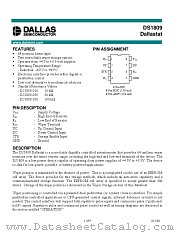 DS1809 datasheet pdf MAXIM - Dallas Semiconductor