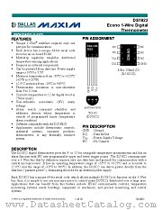 DS1822 datasheet pdf MAXIM - Dallas Semiconductor