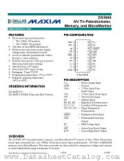 DS1846 datasheet pdf MAXIM - Dallas Semiconductor
