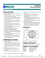 DS1921G datasheet pdf MAXIM - Dallas Semiconductor