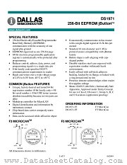 DS1971-F5 datasheet pdf MAXIM - Dallas Semiconductor