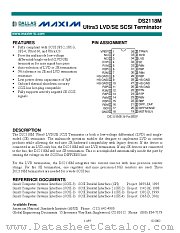 DS2118M datasheet pdf MAXIM - Dallas Semiconductor