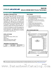 DS2125 datasheet pdf MAXIM - Dallas Semiconductor