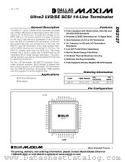 DS2127 datasheet pdf MAXIM - Dallas Semiconductor
