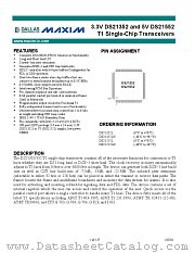 DS21352 datasheet pdf MAXIM - Dallas Semiconductor