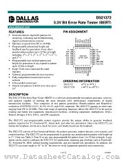 DS21372 datasheet pdf MAXIM - Dallas Semiconductor
