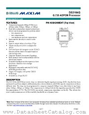 DS2164Q datasheet pdf MAXIM - Dallas Semiconductor