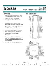 DS2181A datasheet pdf MAXIM - Dallas Semiconductor