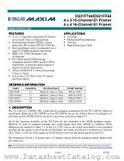 DS21FF44 datasheet pdf MAXIM - Dallas Semiconductor