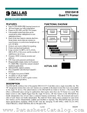 DS21Q41B datasheet pdf MAXIM - Dallas Semiconductor