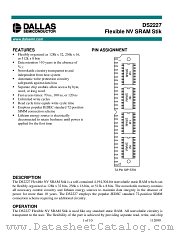 DS2227 datasheet pdf MAXIM - Dallas Semiconductor