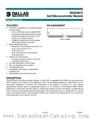 DS2250T datasheet pdf MAXIM - Dallas Semiconductor