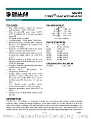 DS2450 datasheet pdf MAXIM - Dallas Semiconductor