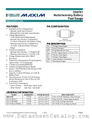 DS2751 datasheet pdf MAXIM - Dallas Semiconductor