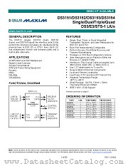 DS3152 datasheet pdf MAXIM - Dallas Semiconductor