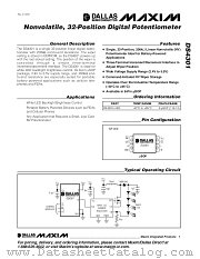 DS4301 datasheet pdf MAXIM - Dallas Semiconductor