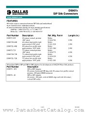 DS9072H datasheet pdf MAXIM - Dallas Semiconductor