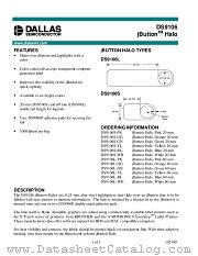 DS9106L-BL datasheet pdf MAXIM - Dallas Semiconductor