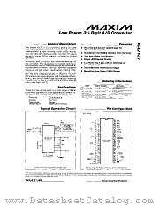 ICL7137 datasheet pdf MAXIM - Dallas Semiconductor