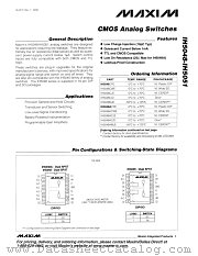 IH5048A datasheet pdf MAXIM - Dallas Semiconductor