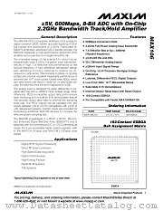MAX106 datasheet pdf MAXIM - Dallas Semiconductor