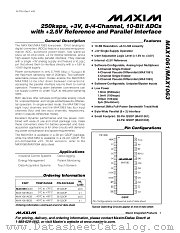 MAX1063 datasheet pdf MAXIM - Dallas Semiconductor