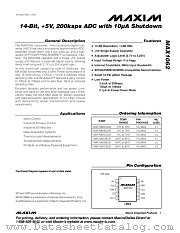 MAX1062 datasheet pdf MAXIM - Dallas Semiconductor