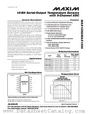MAX1099 datasheet pdf MAXIM - Dallas Semiconductor