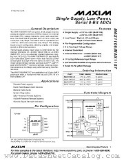 MAX1107 datasheet pdf MAXIM - Dallas Semiconductor