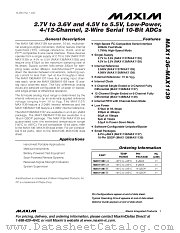 MAX1138 datasheet pdf MAXIM - Dallas Semiconductor