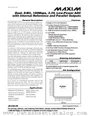 MAX1198 datasheet pdf MAXIM - Dallas Semiconductor