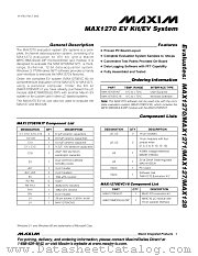 MAX1270EVKIT datasheet pdf MAXIM - Dallas Semiconductor