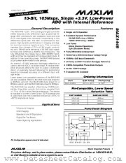 MAX1449 datasheet pdf MAXIM - Dallas Semiconductor