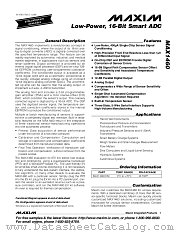 MAX1460 datasheet pdf MAXIM - Dallas Semiconductor