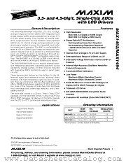 MAX1494 datasheet pdf MAXIM - Dallas Semiconductor