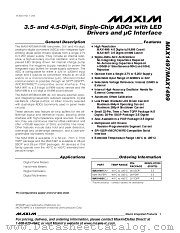 MAX1497 datasheet pdf MAXIM - Dallas Semiconductor