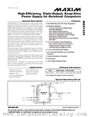 MAX1534 datasheet pdf MAXIM - Dallas Semiconductor