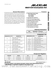 MAX1534EVKIT datasheet pdf MAXIM - Dallas Semiconductor