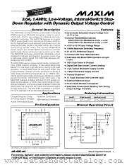 MAX1536 datasheet pdf MAXIM - Dallas Semiconductor