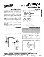 MAX1583 datasheet pdf MAXIM - Dallas Semiconductor