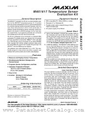 MAX1617EVKIT datasheet pdf MAXIM - Dallas Semiconductor