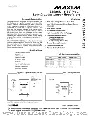 MAX1659 datasheet pdf MAXIM - Dallas Semiconductor