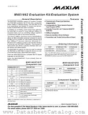 MAX1662EVKIT datasheet pdf MAXIM - Dallas Semiconductor