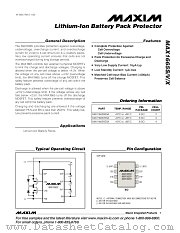 MAX1665S datasheet pdf MAXIM - Dallas Semiconductor