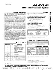 MAX1669EVSYS datasheet pdf MAXIM - Dallas Semiconductor