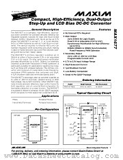 MAX1677 datasheet pdf MAXIM - Dallas Semiconductor
