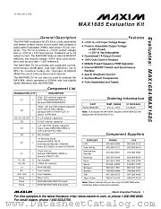 MAX1685EVKIT datasheet pdf MAXIM - Dallas Semiconductor