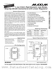 MAX1706 datasheet pdf MAXIM - Dallas Semiconductor